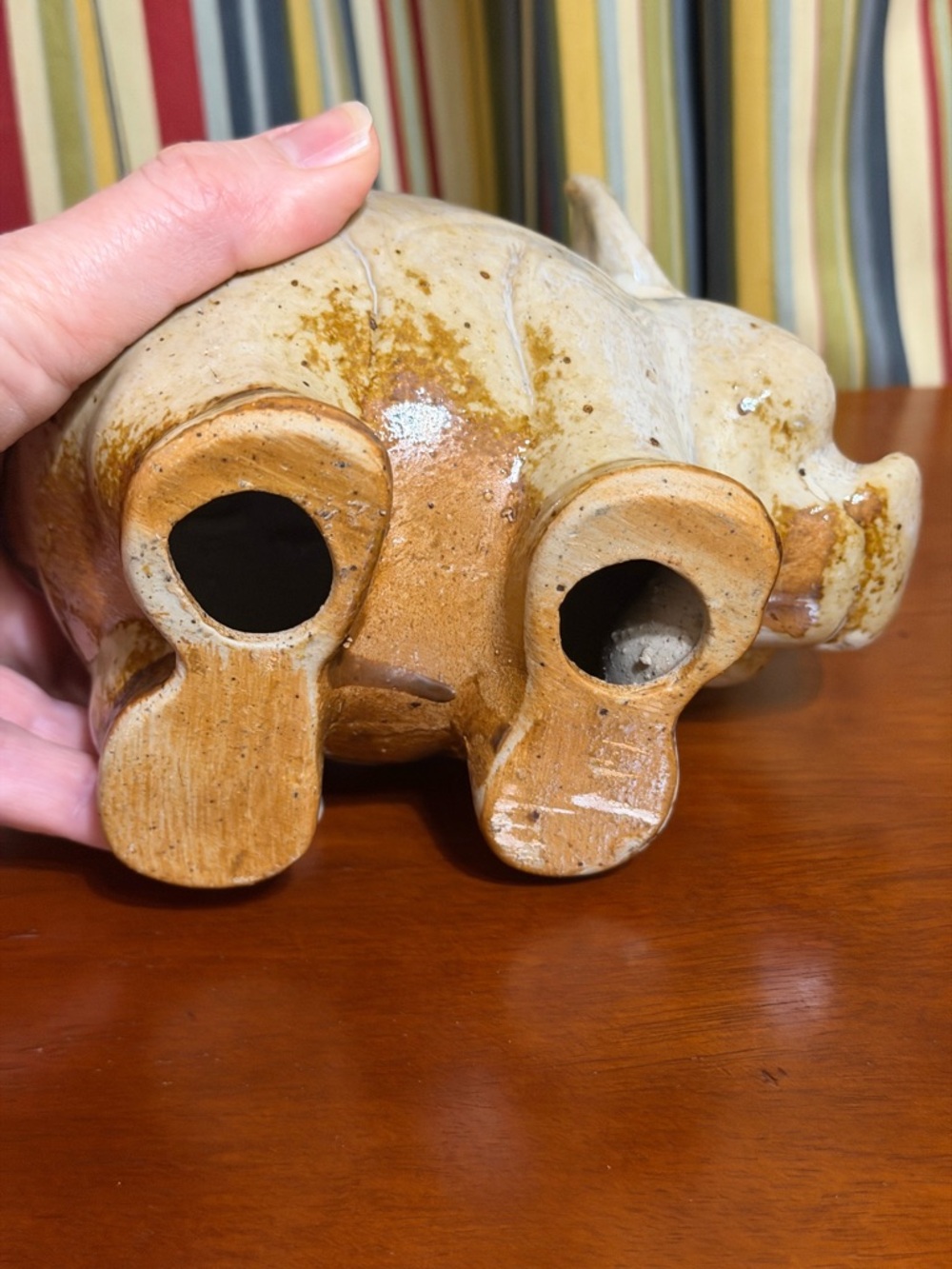 Darling Ceramic Pig Figurine in Cream - Picture 6 of 9